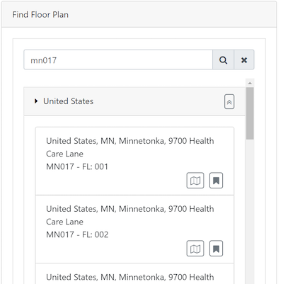 Floor plan search